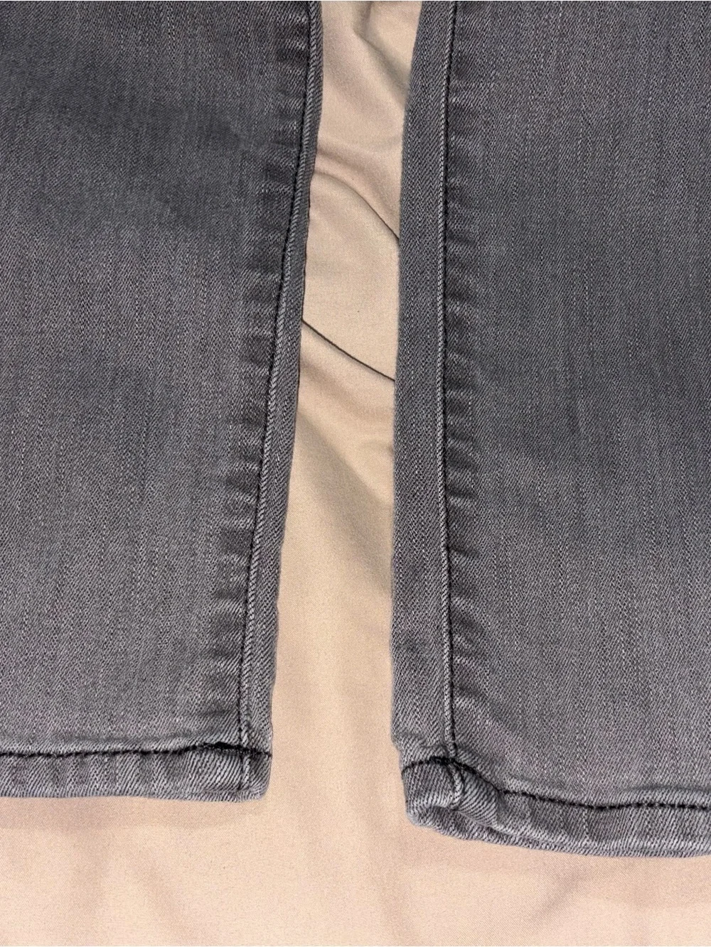 The Children’s Place Boys Gray Stretch Straight Adj Waist Jeans Size 14 EUC